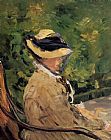 Madame Manet at Bellevue by Edouard Manet